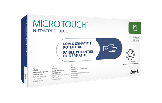 Nitrafree Blue Nitrile Large 200/Box Nitrafree Blue Nitrile Large 200/Box
