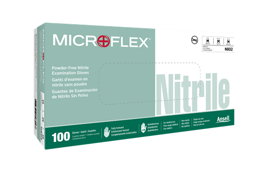 MICROFLEX N80X-10 White Nitrile (Ansell) MICROFLEX N80X-10 White Nitrile (Ansell)