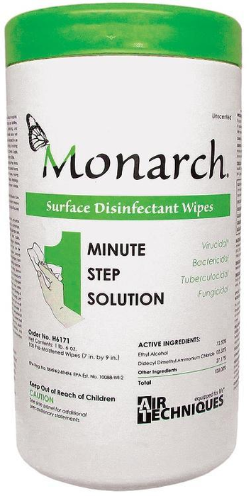Monarch 1 Surface Disinfectant Wipes 160/Can Monarch 1 Surface Disinfectant Wipes 160/Can