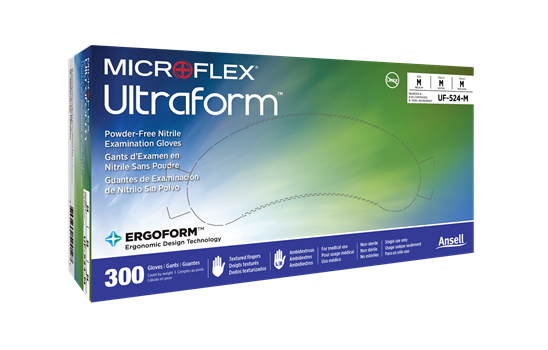 Gloves Microflex Ultraform UF-524 Nitrile 300/Box (Ansell) Gloves Microflex Ultraform UF-524 Nitrile 300/Box (Ansell)