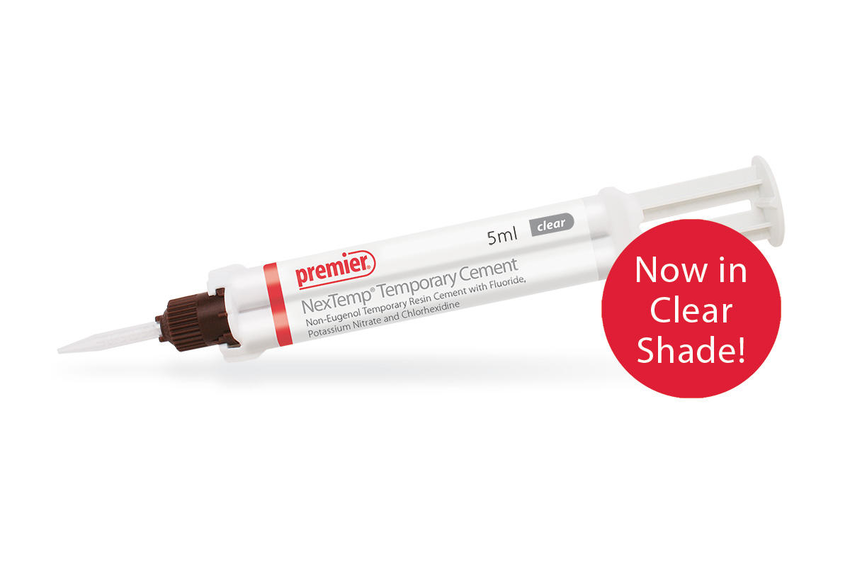 NexTemp Temporary Resin Cement *CLEAR SHADE* NexTemp Temporary Resin Cement *CLEAR SHADE*