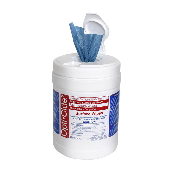 Opticide 3 Wipes 7x10 (100) Opticide 3 Wipes 7x10 (100)