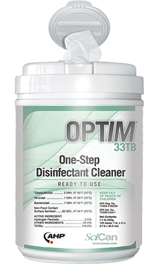 OPTIM 33TB Disinfectant Wipes (160) OPTIM 33TB Disinfectant Wipes (160)