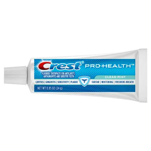 Toothpaste Crest Pro Health Clean Mint .85oz (72/Case) Toothpaste Crest Pro Health Clean Mint .85oz (72/Case)
