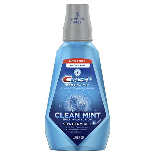 Mouthwash Crest Pro Health Multi Rinse Invigorating Mint 1 Liter 6/Case Mouthwash Crest Pro Health Multi Rinse Invigorating Mint 1 Liter 6/Case