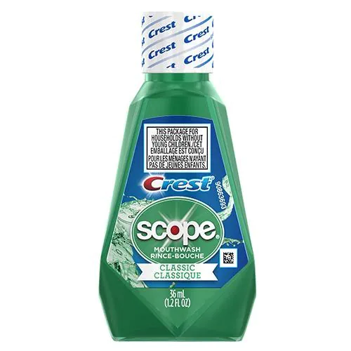 Scope Classic Mouthwash Original 36 mL 48/Case Scope Classic Mouthwash Original 36 mL 48/Case