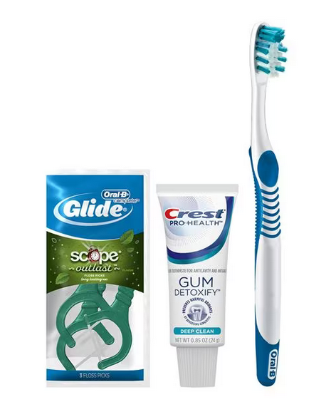 Toothbrush Bundle Daily Clean Manual With Flossers 72/Case Toothbrush Bundle Daily Clean Manual With Flossers 72/Case