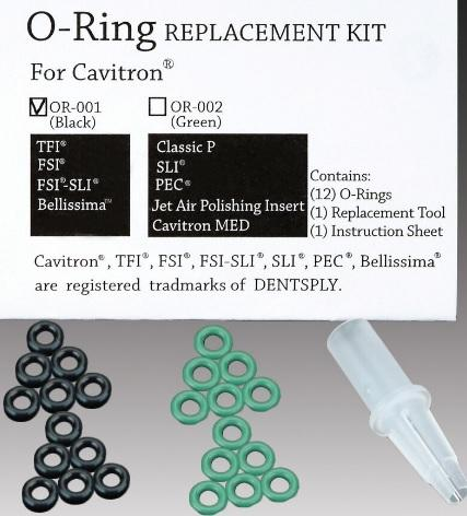 Ultrasonic Insert Cavitron O-Ring Replacement Kit 12/Pkg (Plasdent) Ultrasonic Insert Cavitron O-Ring Replacement Kit 12/Pkg (Plasdent)