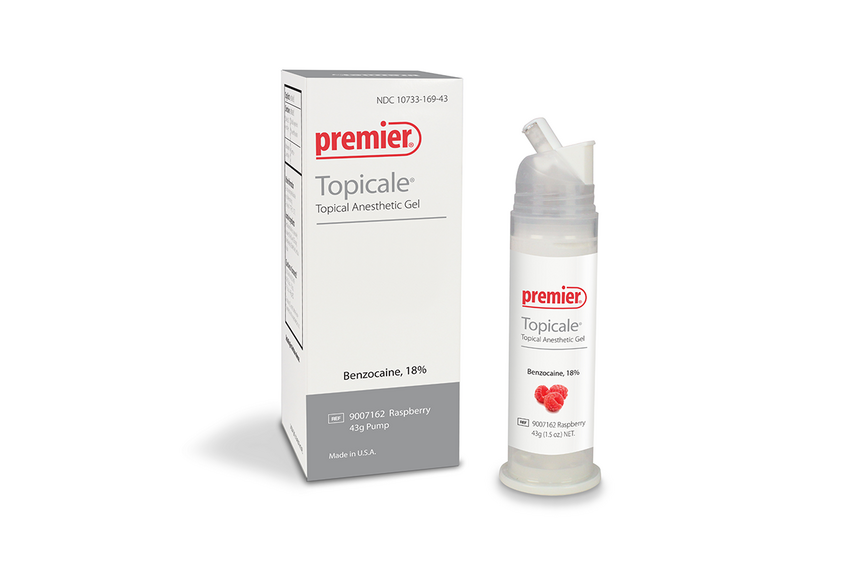 Topicale Anesthetic Gel Raspberry Pump 43gm/Bottle  (Premier)