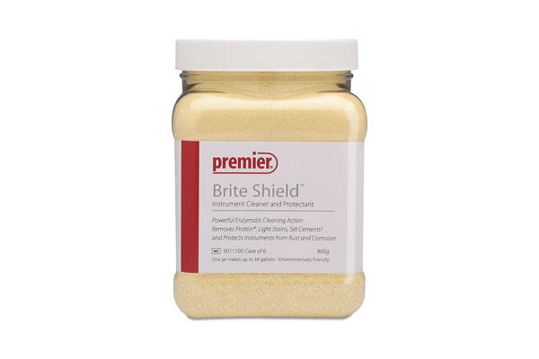 Brite Shield Powder Instrument Cleaner and Protectant 800 g Jar Brite Shield Powder Instrument Cleaner and Protectant 800 g Jar