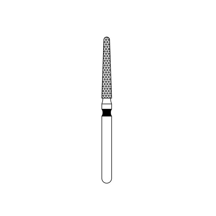Priva Diamond Burs, Extra Coarse, Black, Round End Taper, 5/Pkg (Premier) Priva Diamond Burs, Extra Coarse, Black, Round End Taper, 5/Pkg (Premier)