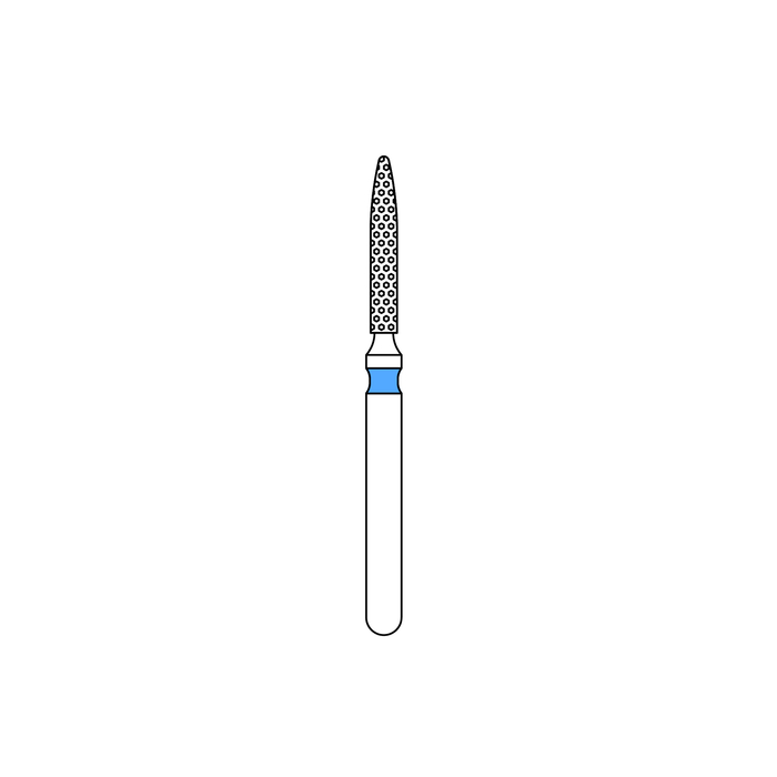 Priva Diamond Burs, Medium, Blue, Flame, 5/Pkg (Premier)