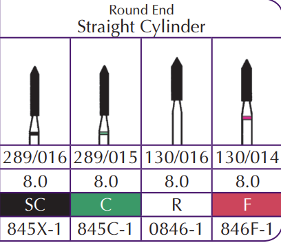 Robot Diamond Round End Cylinder (Shofu) Robot Diamond Round End Cylinder (Shofu)