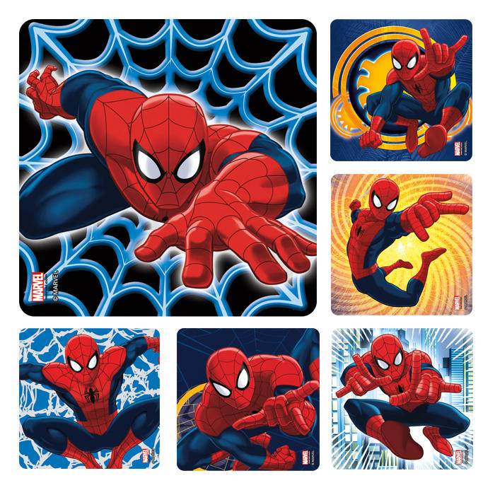 Sticker Roll Spider-Man Classic 100/Roll (Sky Choice) Sticker Roll Spider-Man Classic 100/Roll (Sky Choice)