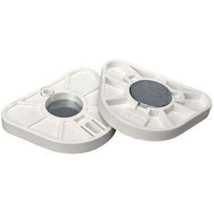 Quickmount Plates White W/Disks 20 Quickmount Plates White W/Disks 20