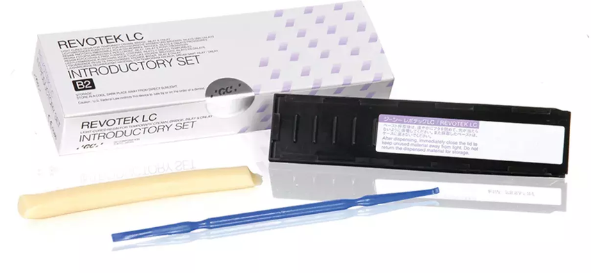 Revotek Light Cured Composite for Temporary Crowns, Bridges, Inlays, & Onlays (GC America) Revotek Light Cured Composite for Temporary Crowns, Bridges, Inlays, & Onlays (GC America)