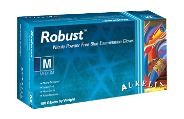 Aurelia Robust Soft Nitrile Exam Gloves Powder Free 100/box Aurelia Robust Soft Nitrile Exam Gloves Powder Free 100/box