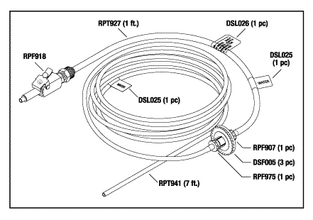 Water Supply Line Assembly OEM 90125 Water Supply Line Assembly OEM 90125