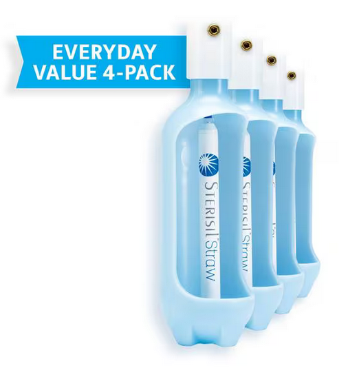 Sterisil Straw Antibacterial Infection Control Everyday Value Packs, 4/Pkg Sterisil Straw Antibacterial Infection Control Everyday Value Packs, 4/Pkg