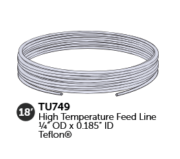VistaCool High Temperature Feed Line 1/4” OD x 0.185” ID,18 feet in length (SciCan) VistaCool High Temperature Feed Line 1/4” OD x 0.185” ID,18 feet in length (SciCan)