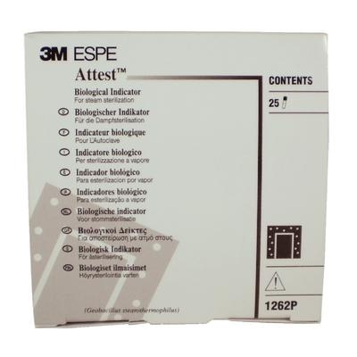 Attest Steam Sterili Biological Indicators 25/Pkg (3M) Attest Steam Sterili Biological Indicators 25/Pkg (3M)