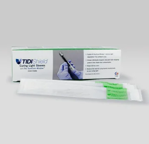 TIDIshield Custom Fit Curing Light Sleeves with The SureCure Window, 100/Pkg TIDIshield Custom Fit Curing Light Sleeves with The SureCure Window, 100/Pkg