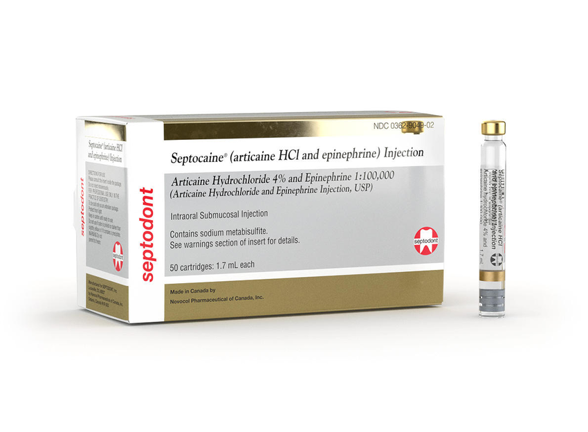Septocaine Articaine Hydrochloride 4% and Epinephrine Septocaine Articaine Hydrochloride 4% and Epinephrine
