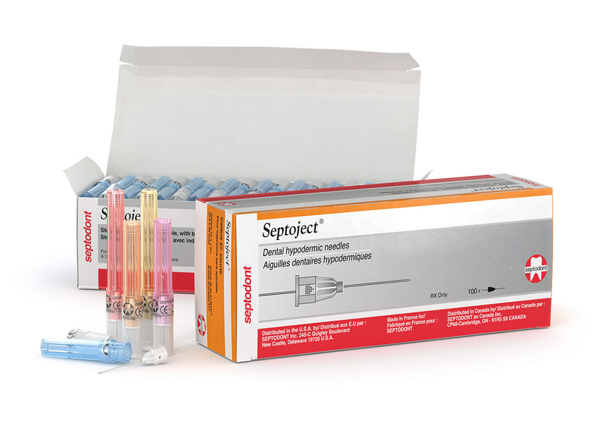 Septoject Sterile Single Use Needle 100/box Septoject Sterile Single Use Needle 100/box