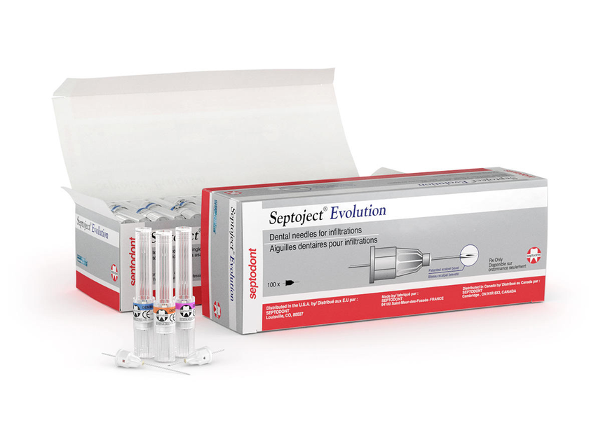 Septoject Evolution Needles Infiltration 100/box Septoject Evolution Needles Infiltration 100/box