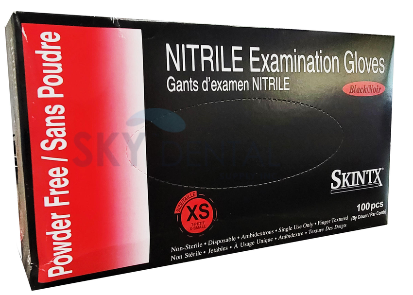 Gloves Black Nitrile 100/Box (Skintx) Gloves Black Nitrile 100/Box (Skintx)