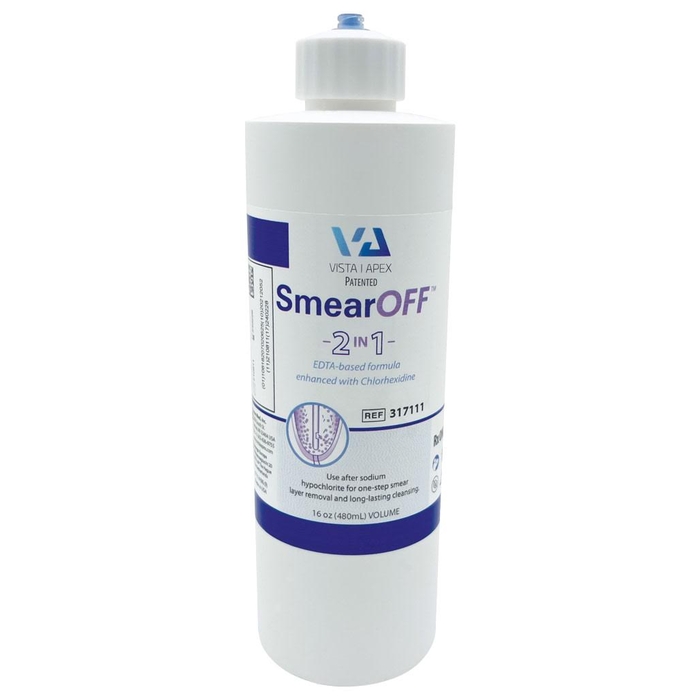 SmearOff 2-In-1 Bottle EDTA / CHX Solution Root Canal Prep SmearOff 2-In-1 Bottle EDTA / CHX Solution Root Canal Prep