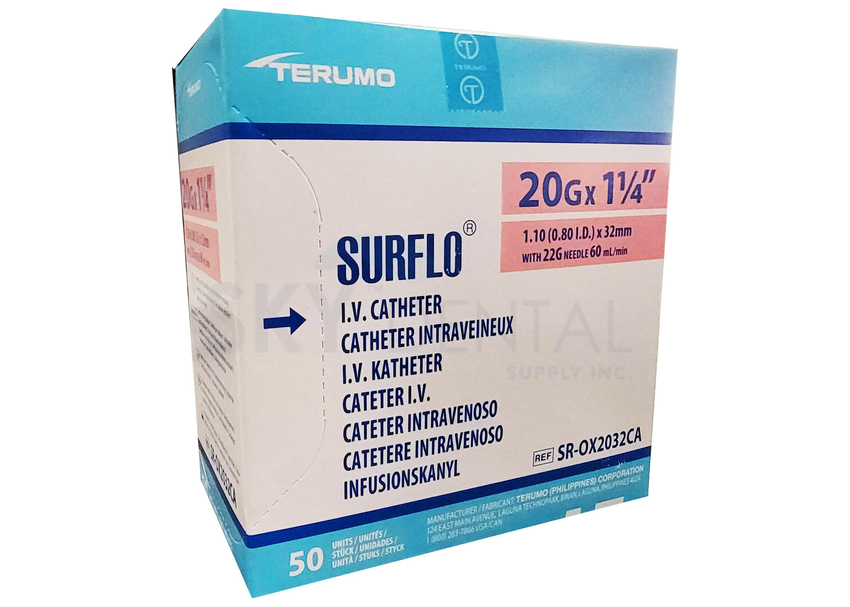 Catheter SuFlo IV 20G x 1-1/4 Catheter SuFlo IV 20G x 1-1/4