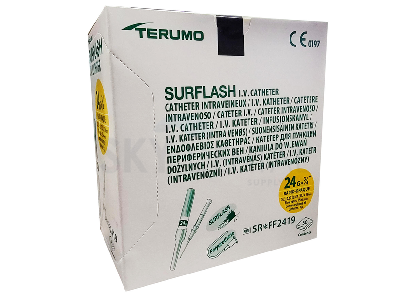 Catheter SureFlash 24Gx3/4 Catheter SureFlash 24Gx3/4