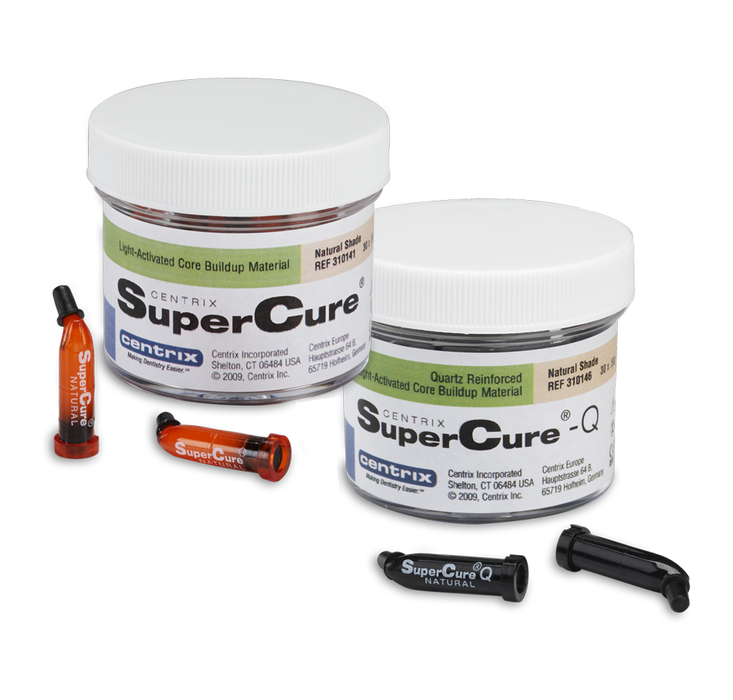 SuperCure Q Light Cure Core Build-Up Material, 30/Pkg Centrix) SuperCure Q Light Cure Core Build-Up Material, 30/Pkg Centrix)