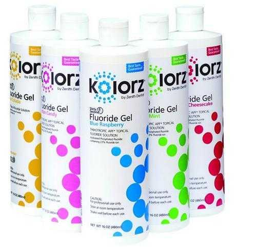 Kolorz Sixty Second Fluoride Gel 16 oz Bottle (DMG) Kolorz Sixty Second Fluoride Gel 16 oz Bottle (DMG)