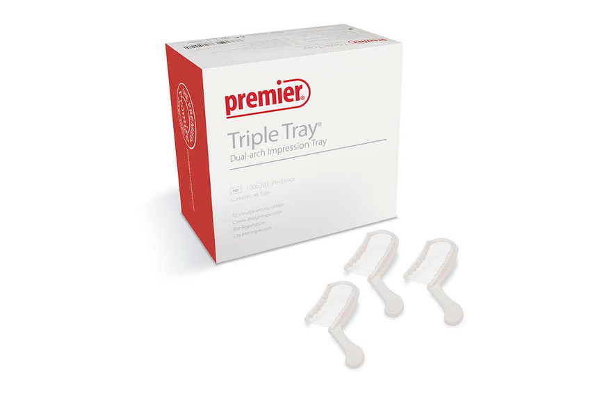 Triple Tray Disposable Impression Trays Triple Tray Disposable Impression Trays