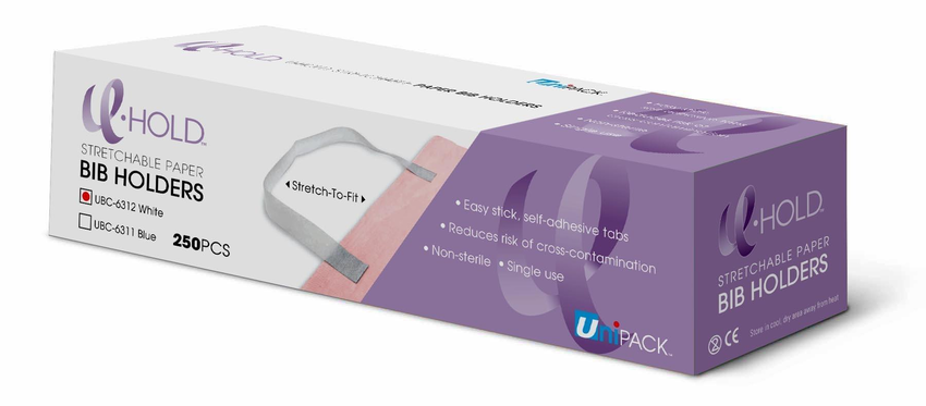 U-Hold Self-Adhesive Bib Holders (250) U-Hold Self-Adhesive Bib Holders (250)