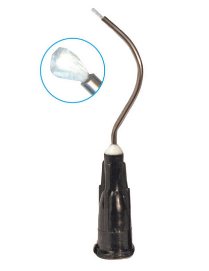 Sol-U-Flo Prebent Applicator Tips Opaque 19 Gauge Black (Vista) Sol-U-Flo Prebent Applicator Tips Opaque 19 Gauge Black (Vista)