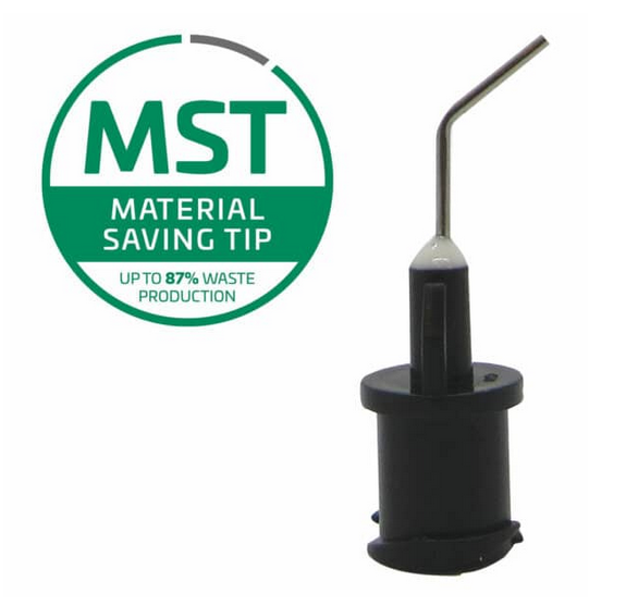 MST Prebent Applicator Tips Black Opaque 22 Gauge 100/Pk MST Prebent Applicator Tips Black Opaque 22 Gauge 100/Pk