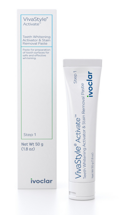 VivaStyle® Activate, Whitening System Paste Carbamide Peroxide 50g Tube (Ivoclar) VivaStyle® Activate, Whitening System Paste Carbamide Peroxide 50g Tube (Ivoclar)