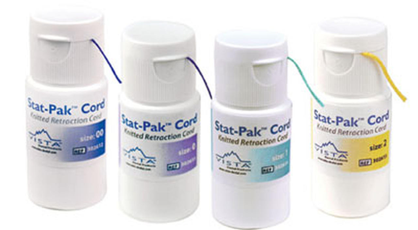 Stat-Pak Knitted Retraction Cords, 100 Stat-Pak Knitted Retraction Cords, 100