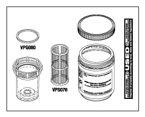 Solid Collector/Vac Canister 3/4 Solid Collector/Vac Canister 3/4
