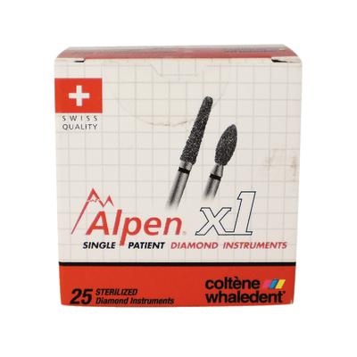Alpen X1 Single Use Diamond Burs Round Wheel 25/Pkg (Coltene) Alpen X1 Single Use Diamond Burs Round Wheel 25/Pkg (Coltene)