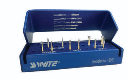 Great White Gold Restoration Prep Kit (SS White) Great White Gold Restoration Prep Kit (SS White)