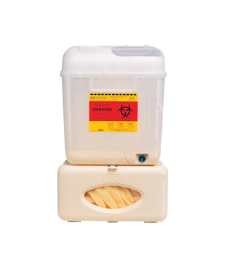 Locking Wall Brackt For BD 5.4 Qt Sharps (Crosstex) Locking Wall Brackt For BD 5.4 Qt Sharps (Crosstex)