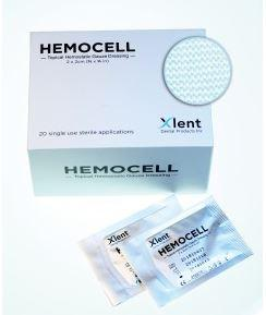 Hemocell Hemostatic Dressing 2x2 (20/Box) Hemocell Hemostatic Dressing 2x2 (20/Box)